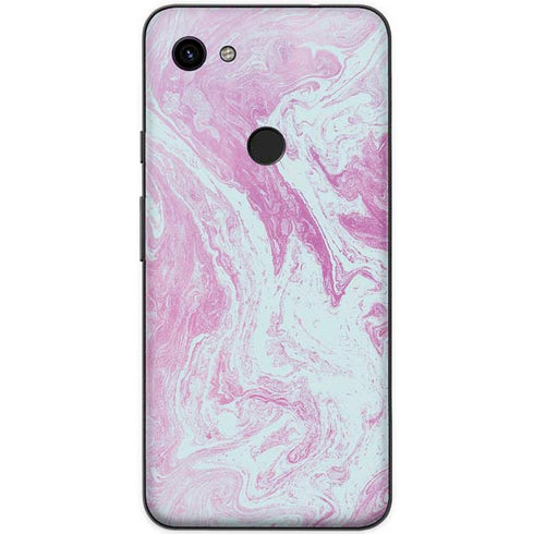 Blue and Purple Marble Google Pixel 3a XL Skin
